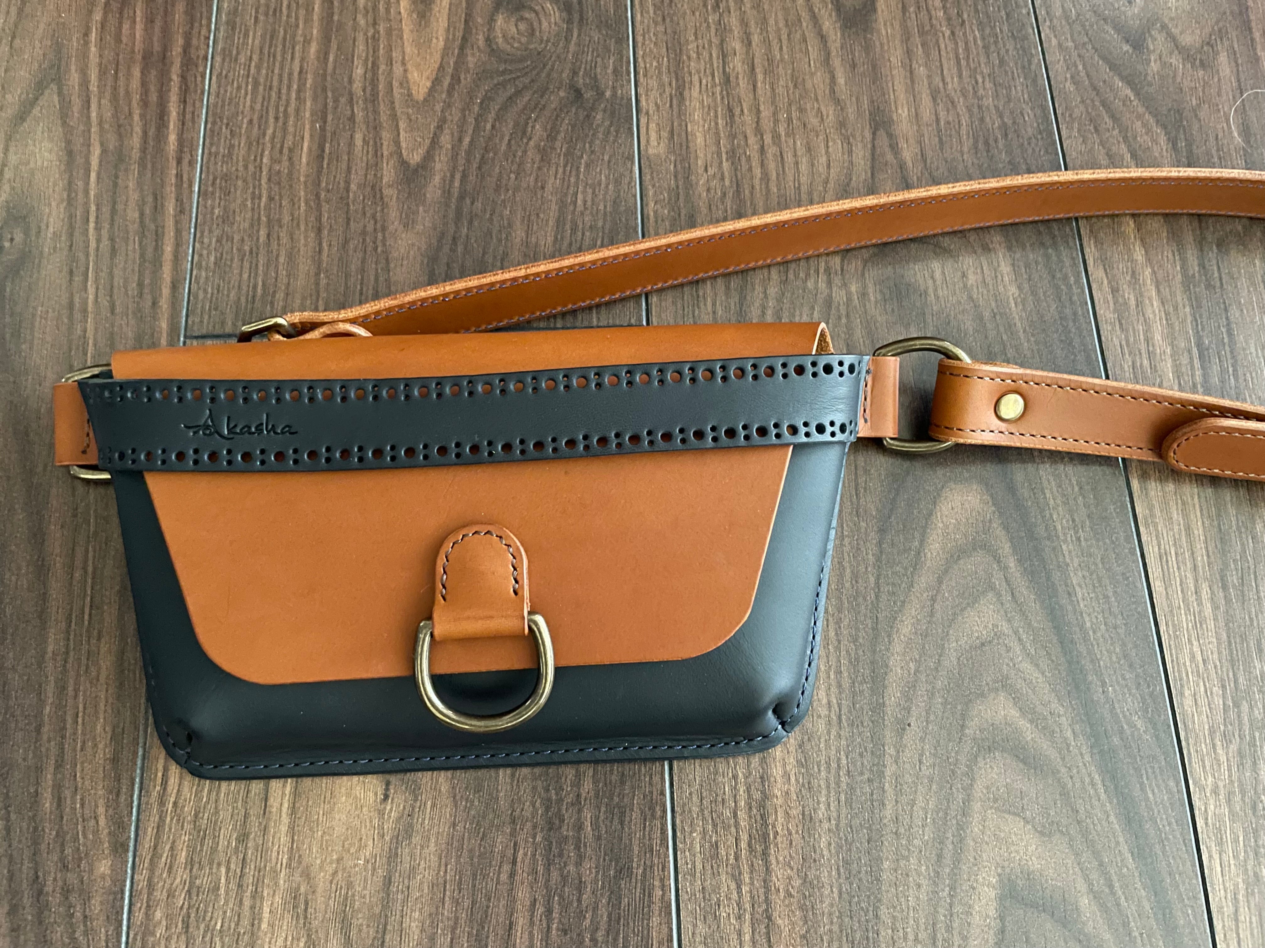 Conversion Bag - Cognac Navy Classic Straight