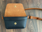 Load image into Gallery viewer, Conversion Bag - Cognac Navy Classic Straight
